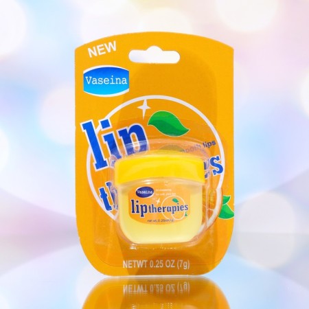 Cosmetic Vaseline for lips with the aroma "Mirinda"