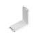The connector with the current GR for the low -voltage busbar (ceiling/wall) novotech. Smal, 5.5x55x25 mm, white color