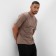 Men's T-shirt Minaku, color in brown, river 52-54