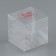 Gift PVC, packaging, “With Love”, 5 x 5 x 5 cm