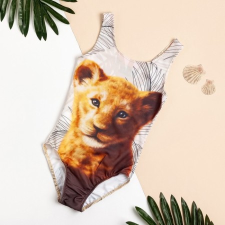 Children's swimsuit KAFTAN "Tigerok", height 98-104 (30), beige-6