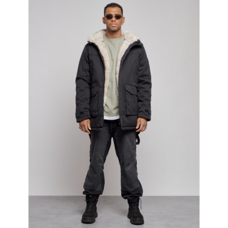 Winter male park, size 56, black color