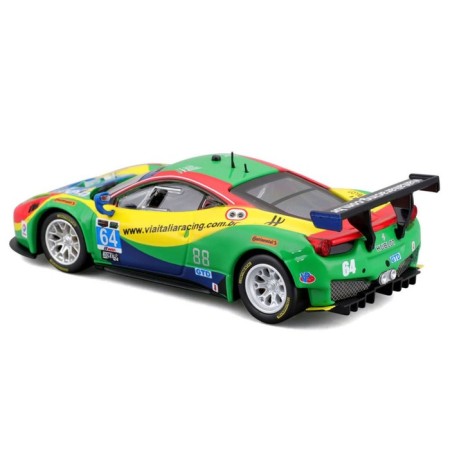 Racing machine BBURAGO Ferrari 458 Italia GT3 2015, DIE-CAST, 1:43, multi-colored-7
