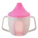Drunker - a cup 2 in 1 children's training, solid nose, 150 ml., With handles, pink color