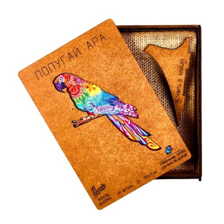 Figure puzzle "Parrot Ara", size S-3