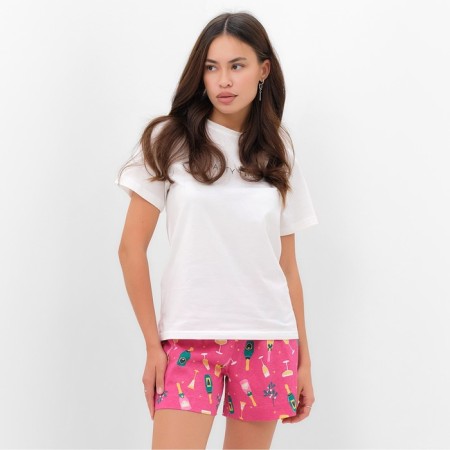 Women's pajamas (T-shirt and shorts) KAFTAN PARTY TIME, size 44-46