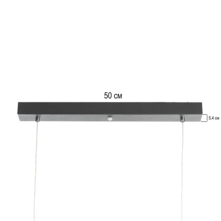 Judy chandelier LED 35W 3000-6000K Black 102xx120 cm-6