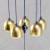 Wind Music Metal "from the evil eye" 6 bells 45x7.5x7.5 cm