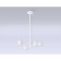 LED LED suspension Ambrella Light, Linetech, FL51705, 4XLED, 20 W, 1500LUM, 3000-6400K, white color