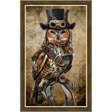 Reproduction of the picture "Cavalier", 30x50, frame (45-1311)