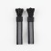 The castle automatic reflective for the zipper "Tractor", No. 8, 10 pcs, black color