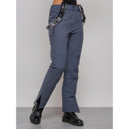 Semi -combinezone ski insulated female winter, size 48, blue color-8