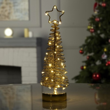 LED figure "Flower tree" 8 × 30 × 8 cm, metal, batteries AAAX3 (not in the kit), glow warm white