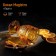 Magistro glass glass "Largo", 260 ml, amber color