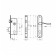 Soldemless "Allur" lock 0211 AB, with a handle, the color of the old bronze