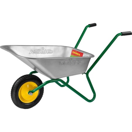 Garden wheelbarrow, single -wheeled: cargo/p 100 kg, volume of 90 liters