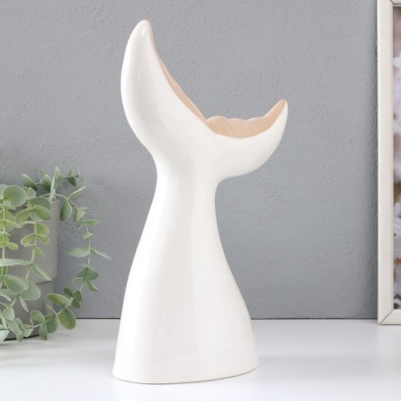 Souvenir Ceramics "Kita Tail" Sand-white 19.4x9.2x29 cm-1