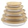 Baking Smart Solutions baking, glass, bamboo cover cover, 4 liters