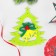 Set for creativity - create a Christmas tree decoration from felt "Christmas tree with bells"