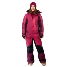 Feminine overalls Freeride, lilac color/burgundy, taslan fabric, size 52-54, height 158-164