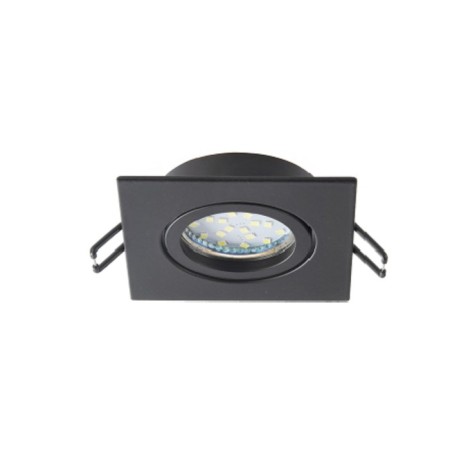 Lamp Built -in era KL87, IP20, 50W, 85x85x20 mm, black color black
