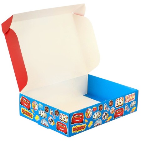 Gift box, folding, 21x15x5 cm, cars-1