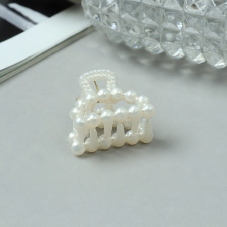 Hair crab "Arena" (set 6 pcs) arc, 2.5 cm, white