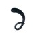 Mystim Curving Curving Electrostimulator, silicone, black color, 13 cm