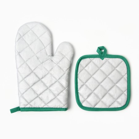 Kitchen set 2 pr. Dolyana rose grab 17*17cm, mittens-output 26*16 cm, 100%p/e-2