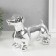 Pig a piggy bank Ceramics "Silver dachshund" 24.510.5x16.5 cm