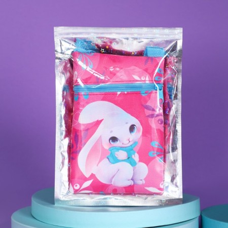 Gift set for the girl "Bunny", bag, gum set, notebook, tattoo-7