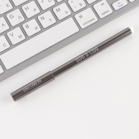 Handle joke Blood Blue Paste 0.7 mm with a cap “Do not wring fire inside yourself” plastic-2
