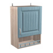 A cabinet with a plot of country shelf 500x300x720 dairy oak/blue