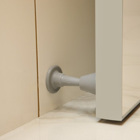 Lockland door limiter, straight, h = 97 mm, gray color-5