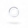 The erection ring of the oka-hp, with relief, D-2 cm, silicone, transparent