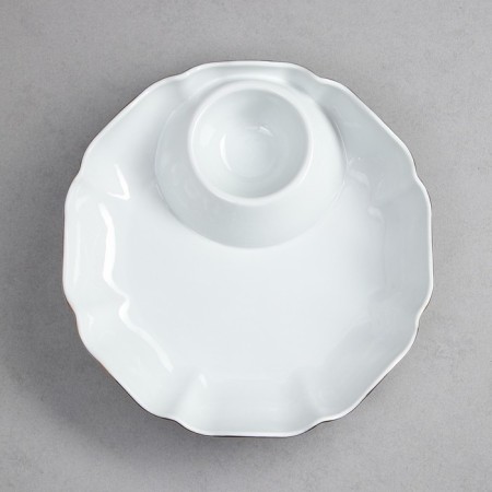 Operations dish, 2 l, gold stroke, porcelain, Iran-3