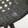 Sadovy table of artificial rattan 60x75cm wenge