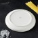 Porcelain plate with a magistro "Cerera" side, d = 20 cm, blue color