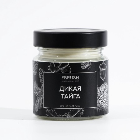 Soyvy candle Black Aroma Home "Wild Taiga", 200 ml-3