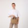Board of lightning, long belt, beige color
