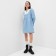 Women's dress with a collar Mist, p.46, light blue