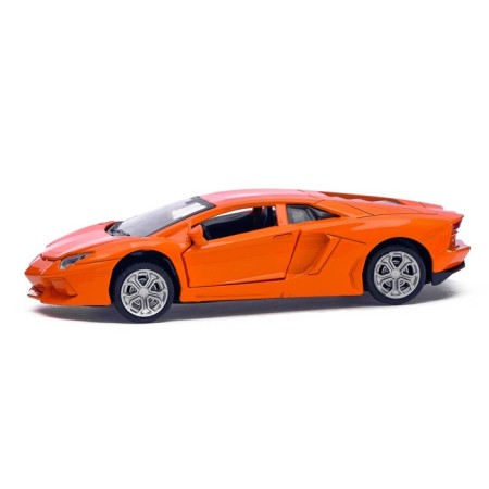 Metal machine "Supercar", inertial, light and sound, scale 1:32-2