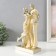 Souvenir Polystone "Tender Meeting" Beige with gold 14.5x7.1x27 cm