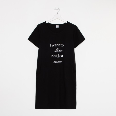 Dress, black color, size 48-3