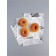 Fatty-resistant paper "newspaper", black and white, in sheets 18 x18 cm