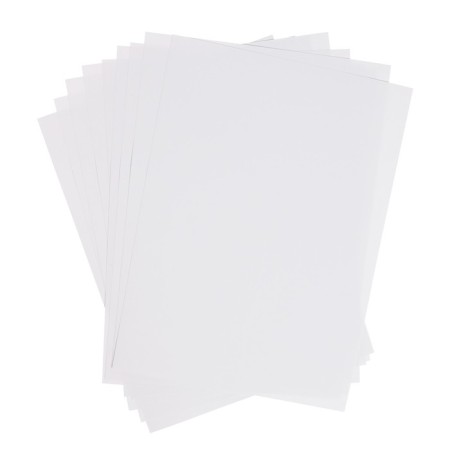 White cardboard A4, 10 sheets, coated one -sided, 170 g/m2, erichkrause, in the folder, crafts of crafts-1