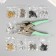 Tool for creating holes and installation of eyelets "needlework"