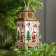 Christmas tree toy "Lantern with Santa Claus", from batteries, glow of warm white
