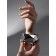 Bracelet Cuff "Corners", metal, color silver