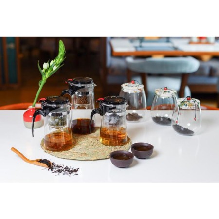 Magistro -glass teapot Magistro Magistro, 900 ml, with plastic sieve-12